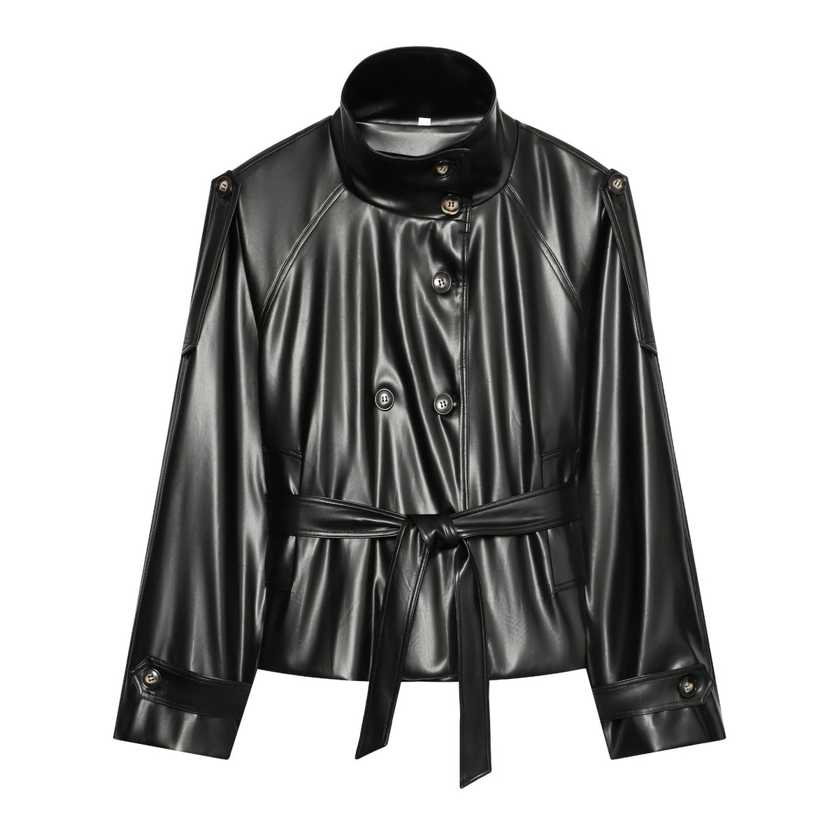Chaqueta efecto piel para mujer vista delantera